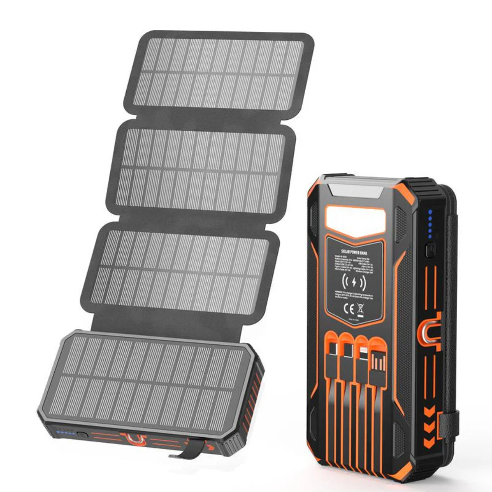 VoltRidge 48.000 mAh Solar Powerbank | Krachtige Powerbank